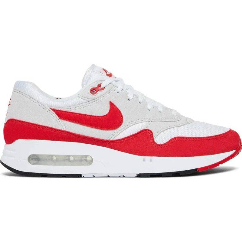 Mens Sneaker Air Max 27 Men's White And Red Sneakers Shoes