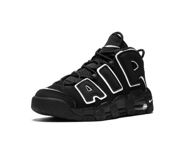 Nike Air More Uptempo ’96 Black White Sneakers - Image 3