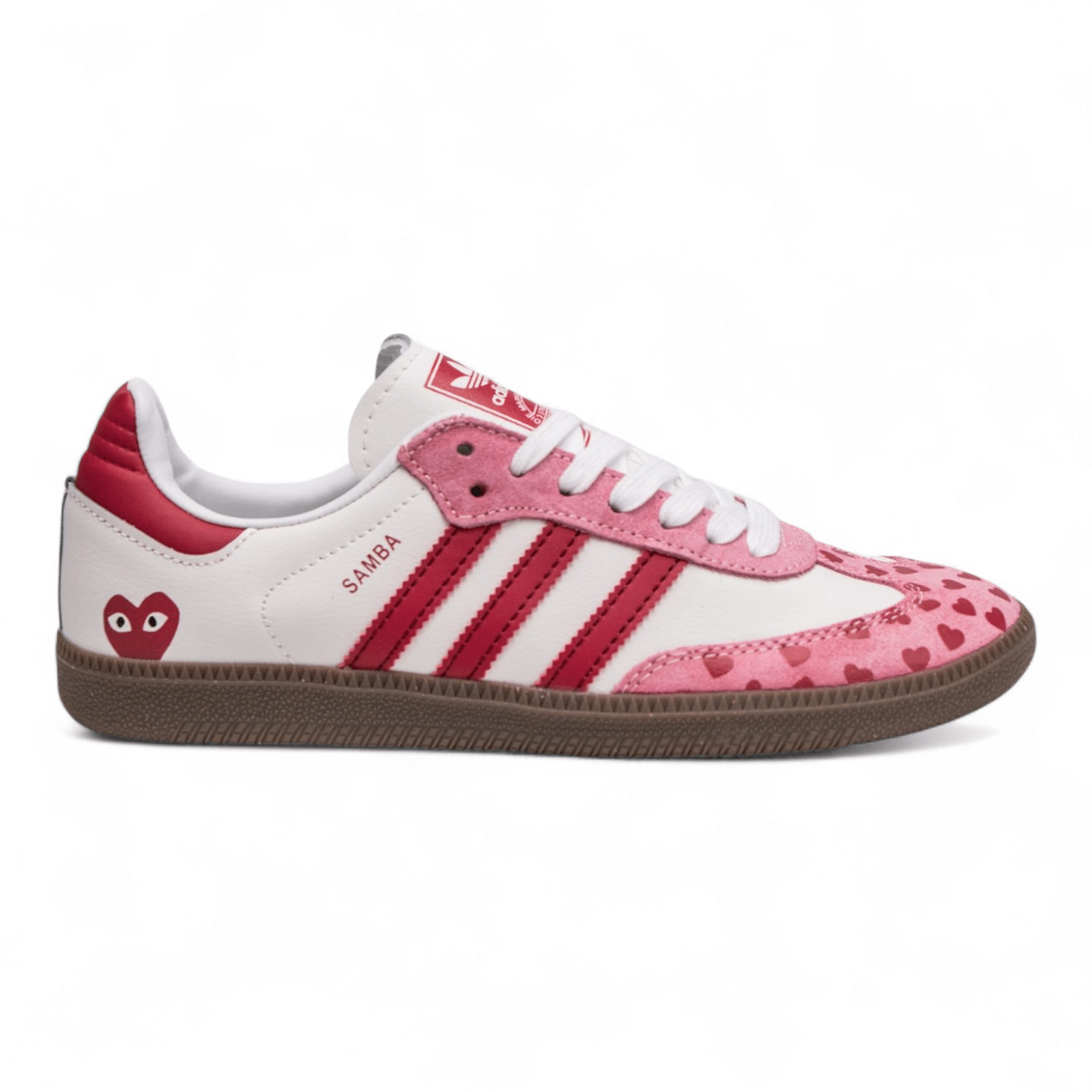 Adidas Samba x Comme des Garçons Play White/Pink sneakers