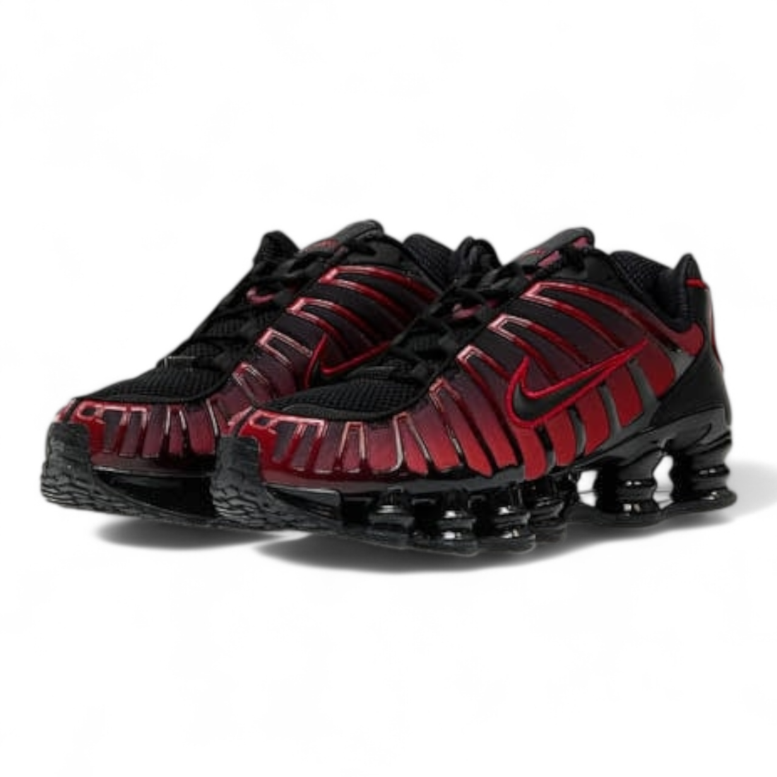 Alternative view of Nike Air Max Shox TL Black / University Red