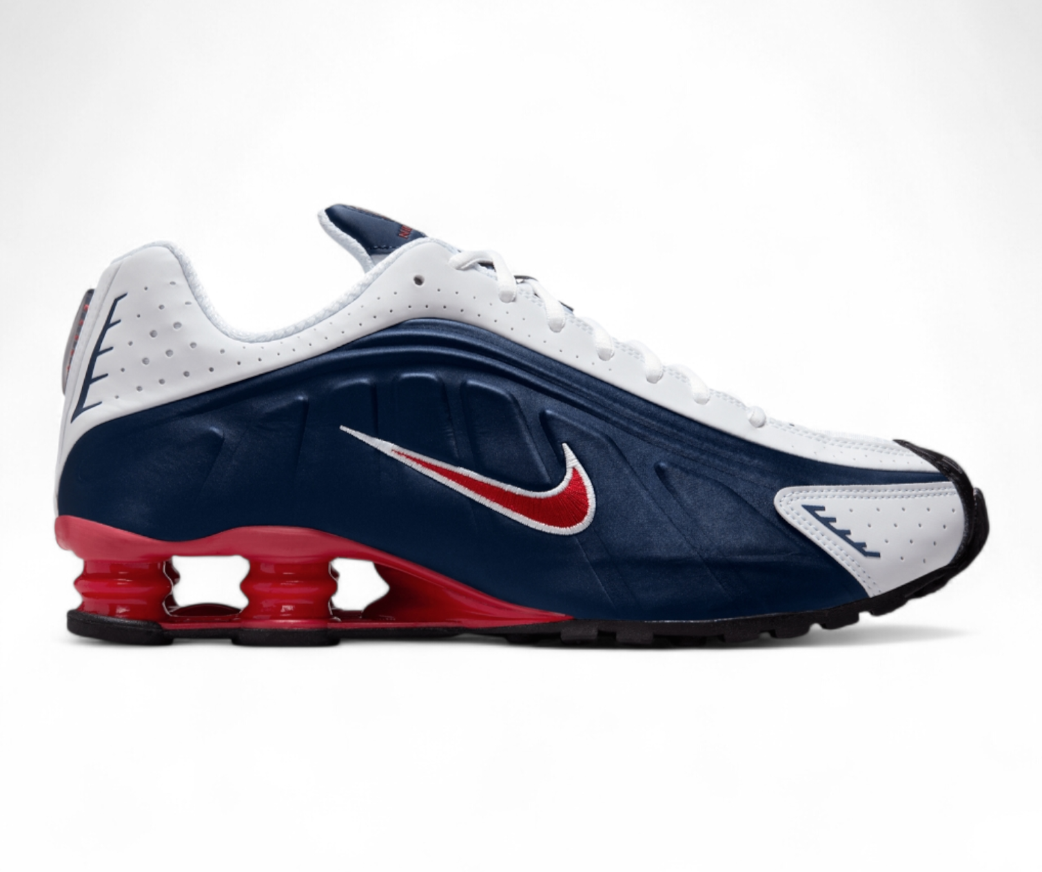 Nike Shox R4 White / Navy / Red
