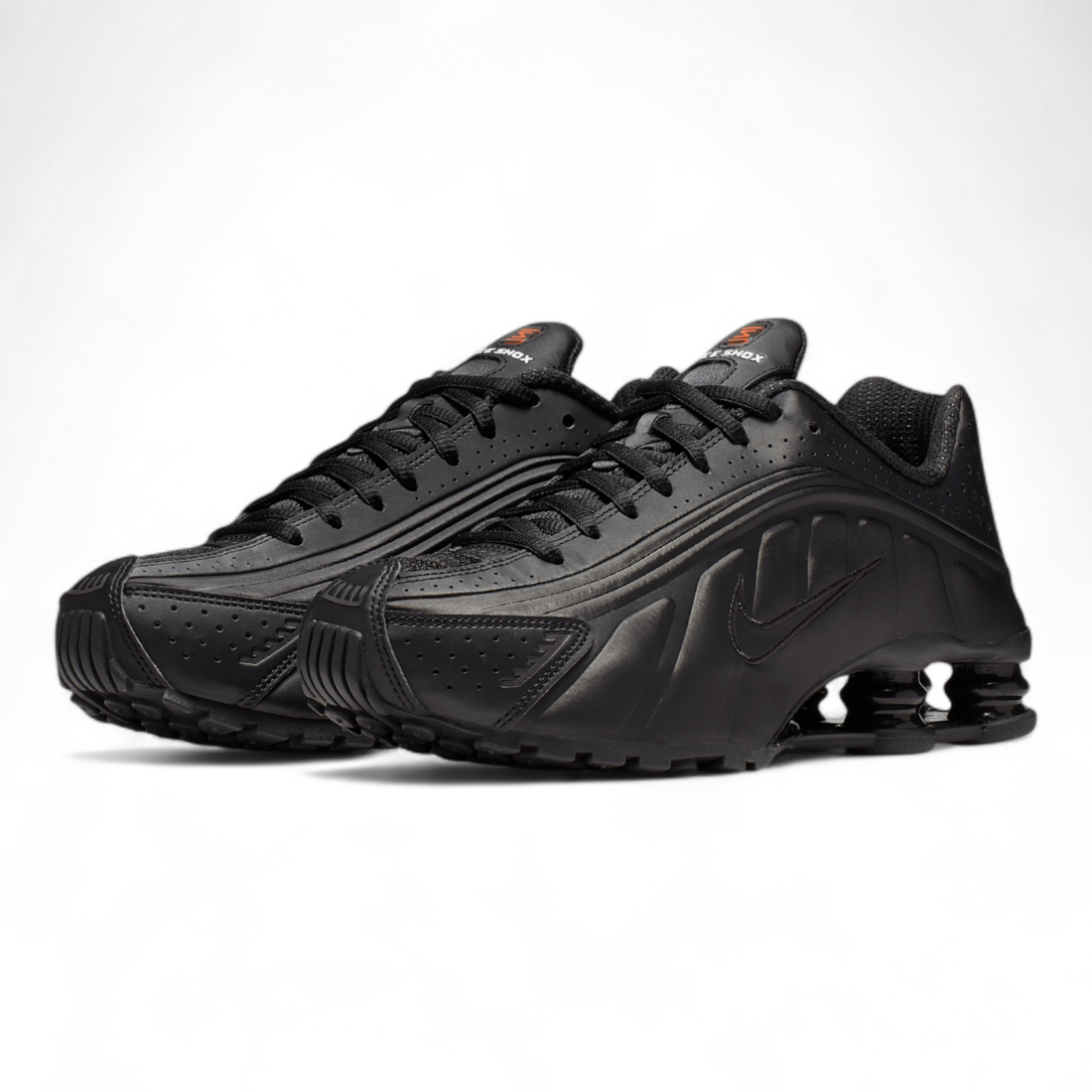 Alternative view of Nike Shox R4 Black sneakers