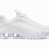 Nike Shox R4 Triple White sneakers